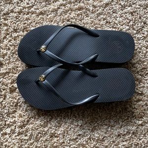 GUC Tory Burch Wedge Flip Flops Size 8